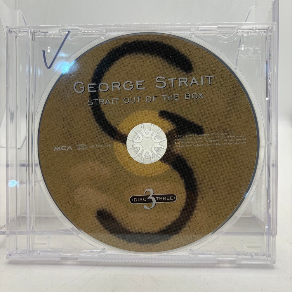 George Strait Strait Out Of The Box Disc 3 Three‎ CD MCA Records MCAD4-11263